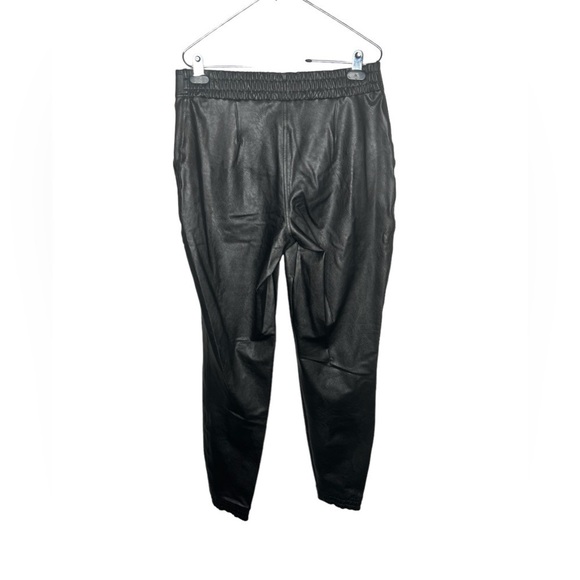 Spanx Women’s Black Leather Like Jogger Rise High - Picture 14 of 17